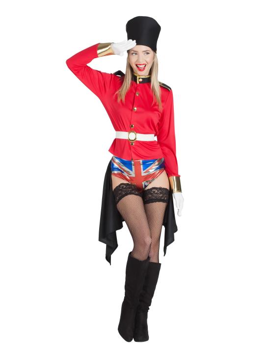 Fato de guarda inglês excitado para adulto