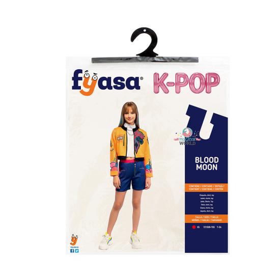 Traje da Série Guerreiro K-Pop Lua de Sangue