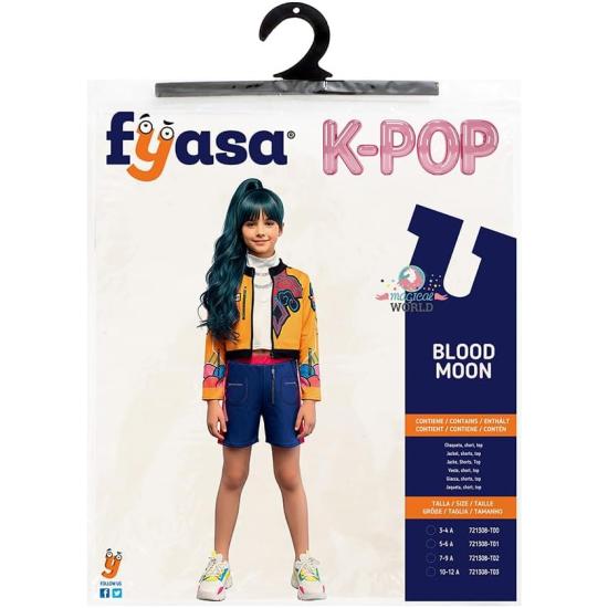 Traje da Série Guerreiro K-Pop Lua de Sangue