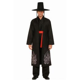 Fantasia masculina de guerreiro demoníaco Jinu do K-Pop