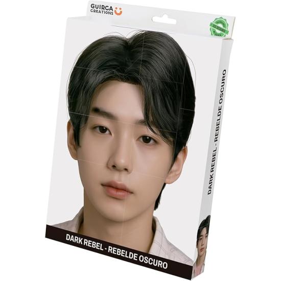 Fantasia de Guerreiro K-Pop com Peruca Jinu