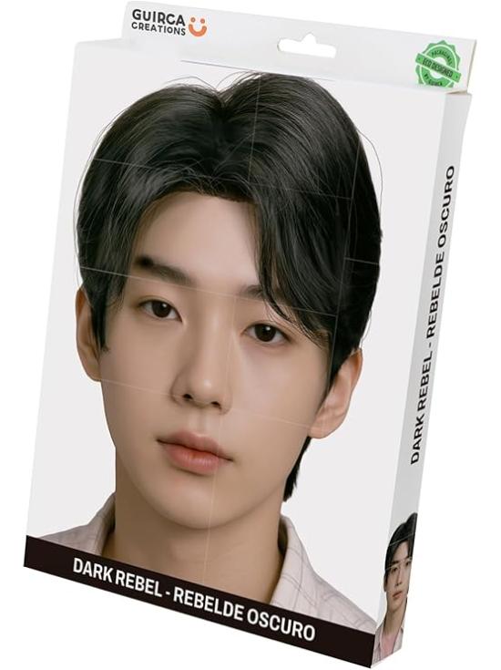 Fantasia de Guerreiro K-Pop com Peruca Jinu