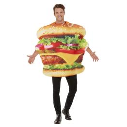 Fantasia de hambúrguer para adulto
