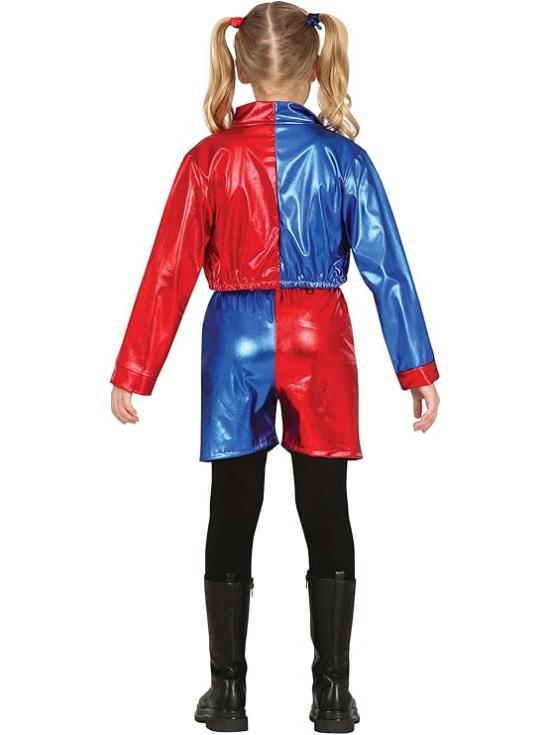 Fantasia de Arlequina para Meninas – Jaqueta, Calça e Camiseta
