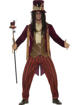 Disfraz de hechicero vudú deluxe para hombre