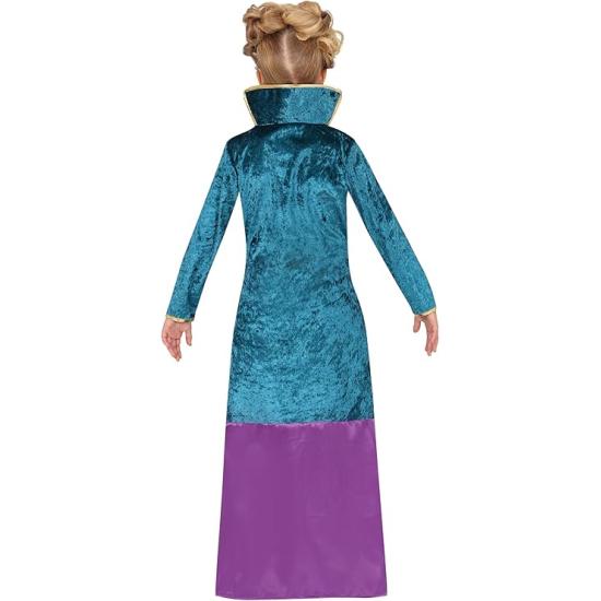 Fantasia de Bruxa Mágica para Meninas – Vestido Lilás e Turquesa