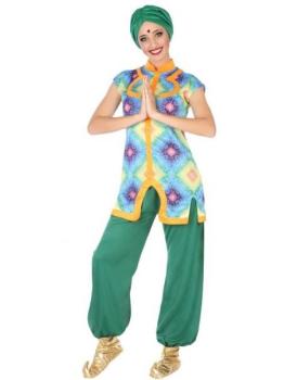 Fantasia Hindu Verde para Adultos