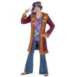 Fato de Hippie com Casaco para Adulto