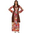 Fantasia Hippie com Vestido Longo para Mulher **