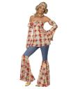 Fantasia hippie vintage de luxo para menina