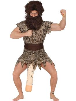Fantasia de Homo Erectus Adulto – Vestido, Cinto e Acessório Divertido