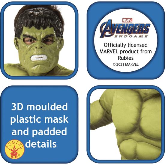 Disfraz de Hulk Los vengadores infantil