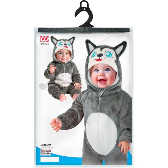 fantasia de husky bebê