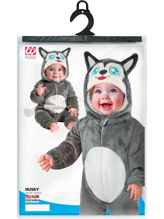 fantasia de husky bebê