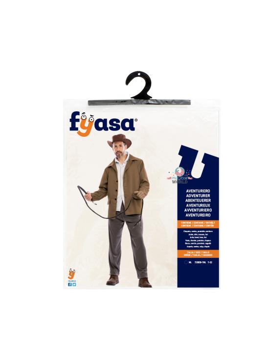 Fato de Indiana Jones de luxo para homem