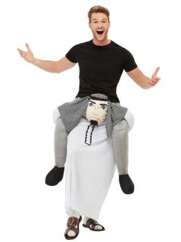 Fato de sheik nas costas para adulto