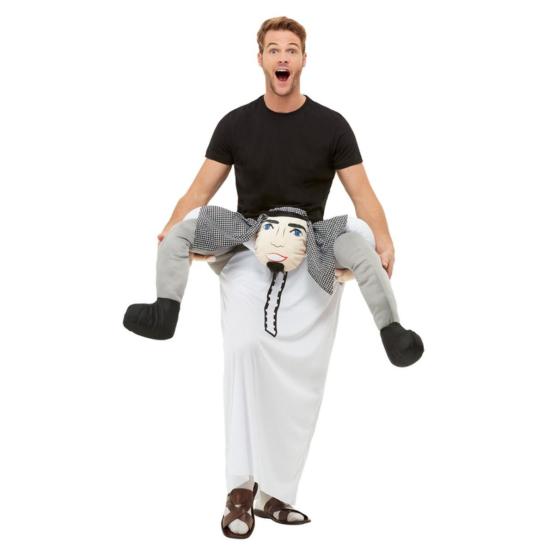 Fato de sheik nas costas para adulto