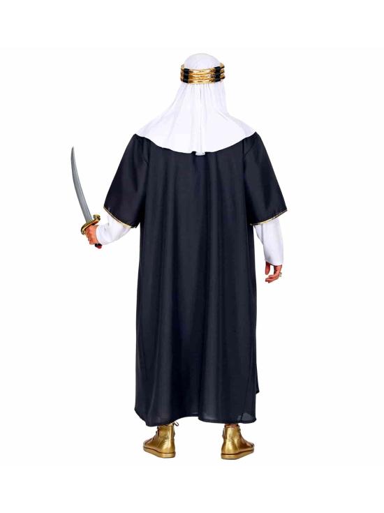 Fato elegante de xeque árabe para adulto