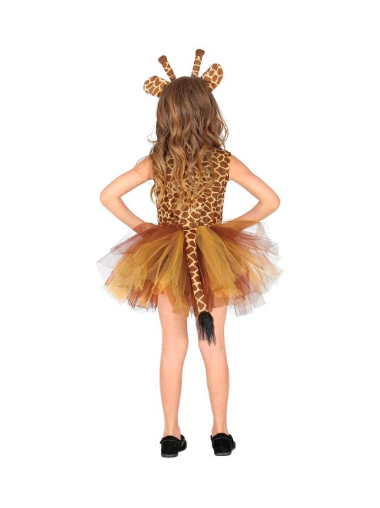 Fato de girafa da selva para menina