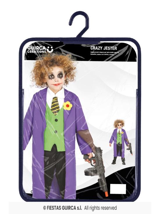 Fantasia de Coringa para menino - vilão do Batman