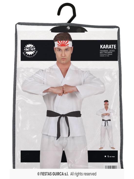 Fato de Karaté Kid para adulto