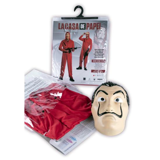 Fantasia La Casa de Papel Ladrão tamanho adulto