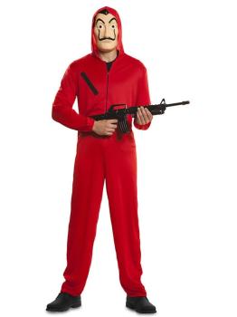 Fantasia La Casa de Papel Ladrão tamanho adulto
