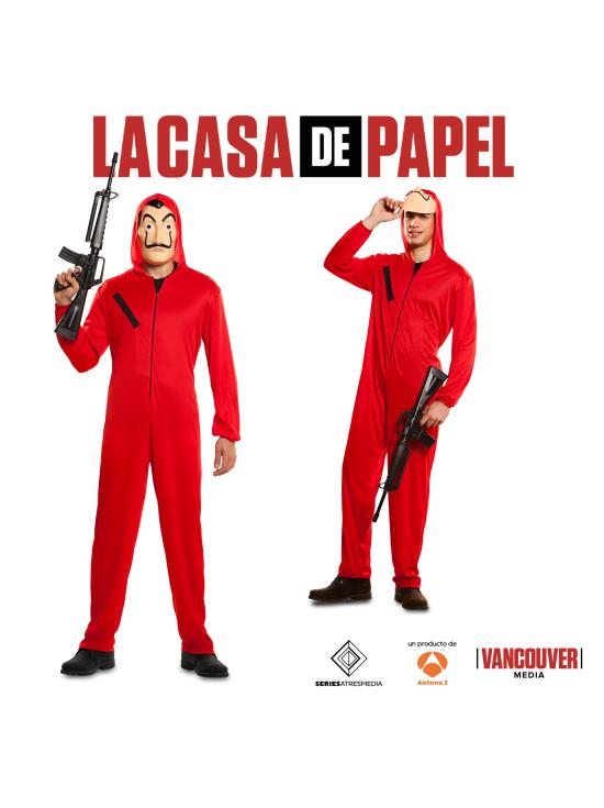 Fantasia La Casa de Papel Ladrão tamanho adulto