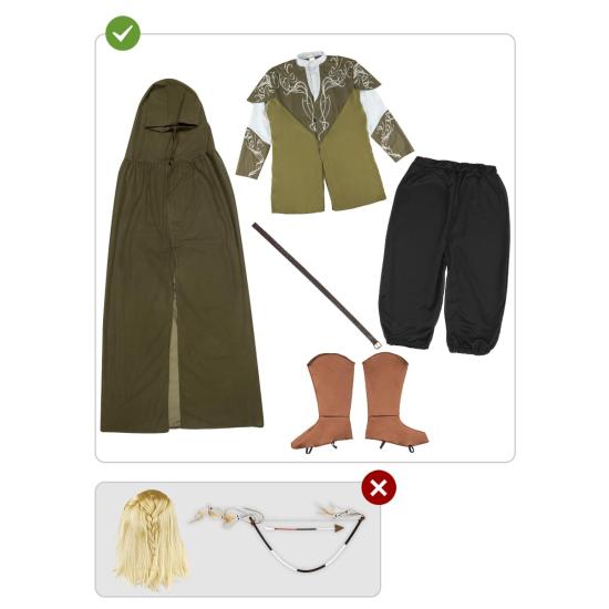 Fantasia de Legolas para Adultos - O Senhor dos Anéis