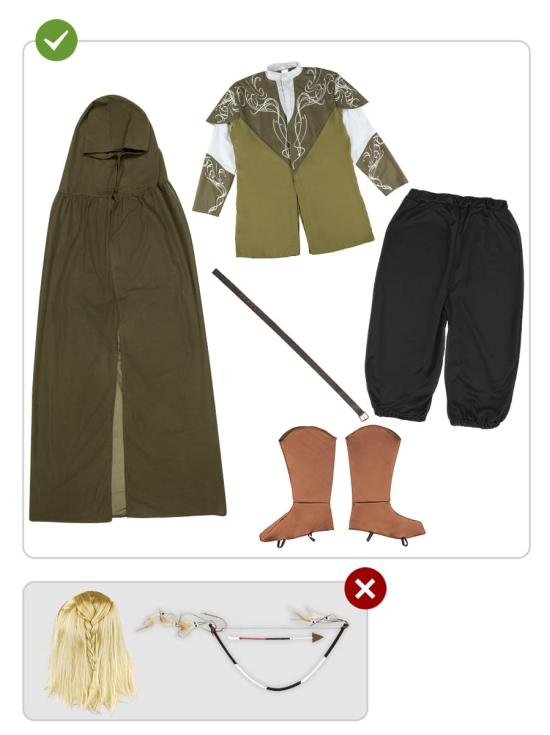 Fantasia de Legolas para Adultos - O Senhor dos Anéis