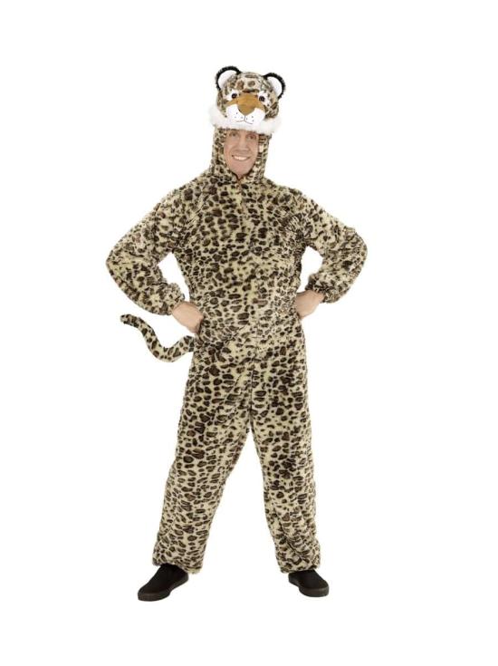 Fantasia de leopardo tamanho adulto unissex.