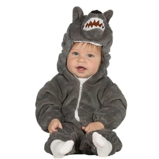 Fantasia de bebê lobo