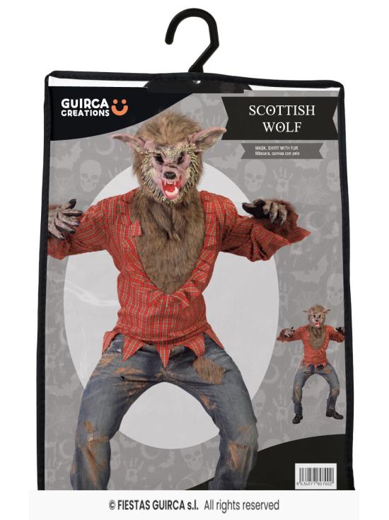 Fantasia de Lobo Mau para Homens