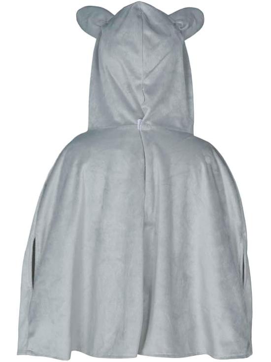Fantasia de Lobo para Bebê de 18 a 24 Meses – Poncho e Capuz