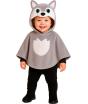Fantasia de Lobo para Bebê de 18 a 24 Meses – Poncho e Capuz