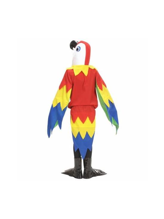 Fantasia de papagaio tamanho infantil
