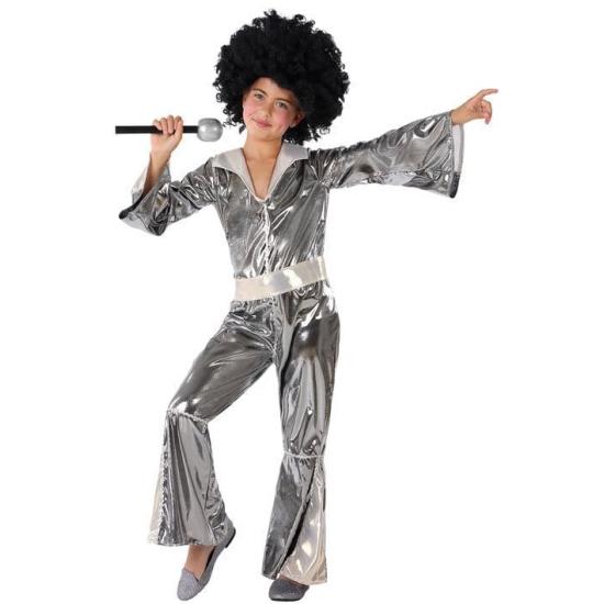 Fato de prata dos anos 70 para menina Fato de prata dos anos 70 para menina