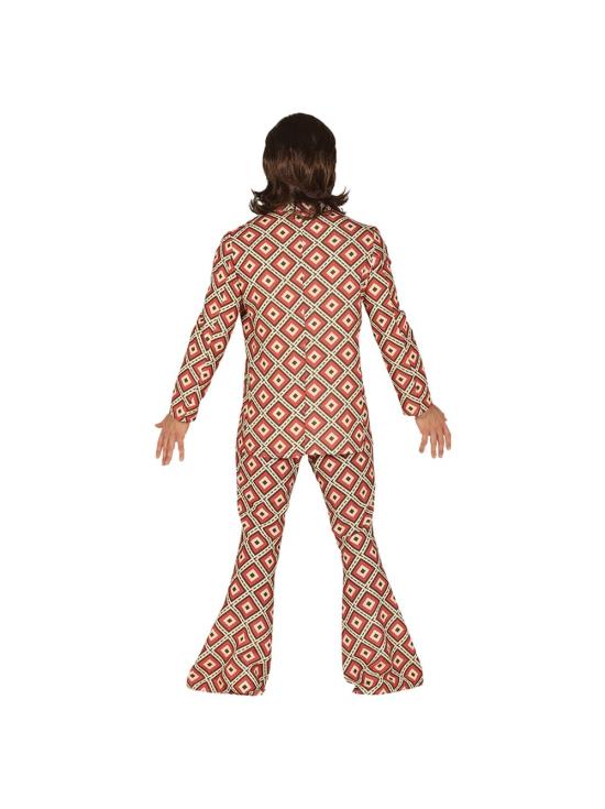 Fato de Losango dos anos 70 para homem.