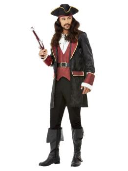 Fantasia de espadachim pirata adulto de luxo