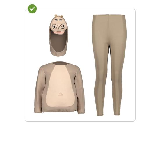 Disfraz de Madagascar Gloria hipopótamo para adulto