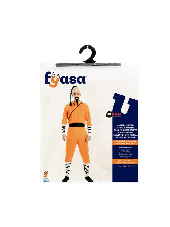 Fantasia de Mestre Shaolin para Homens