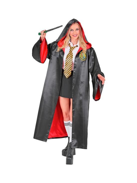 Fantasia de bruxo de Harry Potter para adultos, casaco com capuz unissex