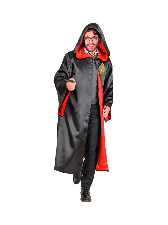 Fantasia de bruxo de Harry Potter para adultos, casaco com capuz unissex