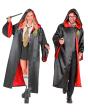 Fantasia de bruxo de Harry Potter para adultos, casaco com capuz unissex