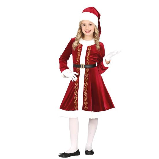 Fantasia luxuosa de mãe natal para meninas Fantasia luxuosa de mãe natal para meninas