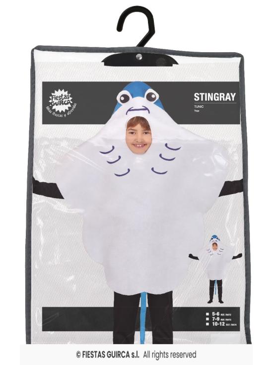 Fato de Manta Ray para menino ou menina