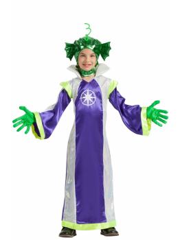 Fato de marciano roxo para menina