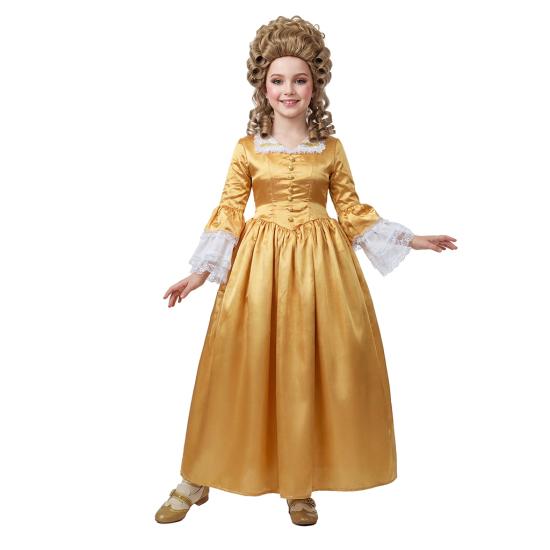 Fantasia de cortesã de Maria Antonieta para crianças