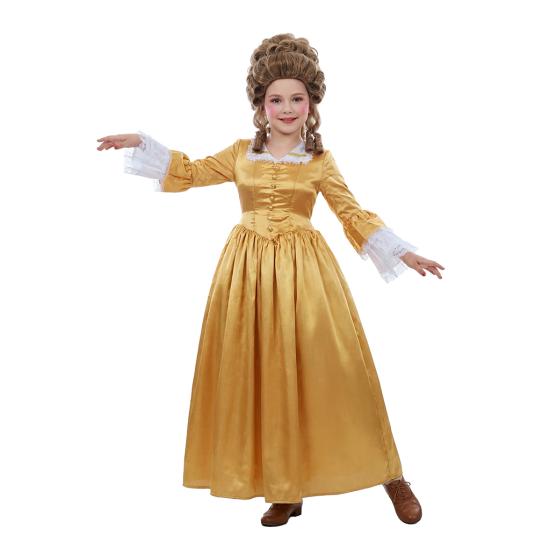 Fantasia de cortesã de Maria Antonieta para crianças