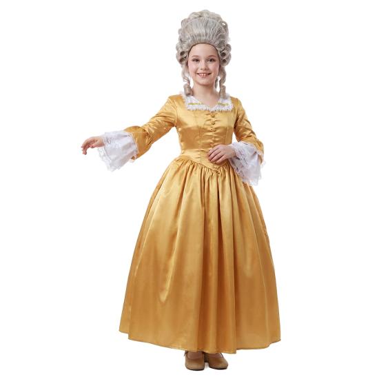 Fantasia de cortesã de Maria Antonieta para crianças
